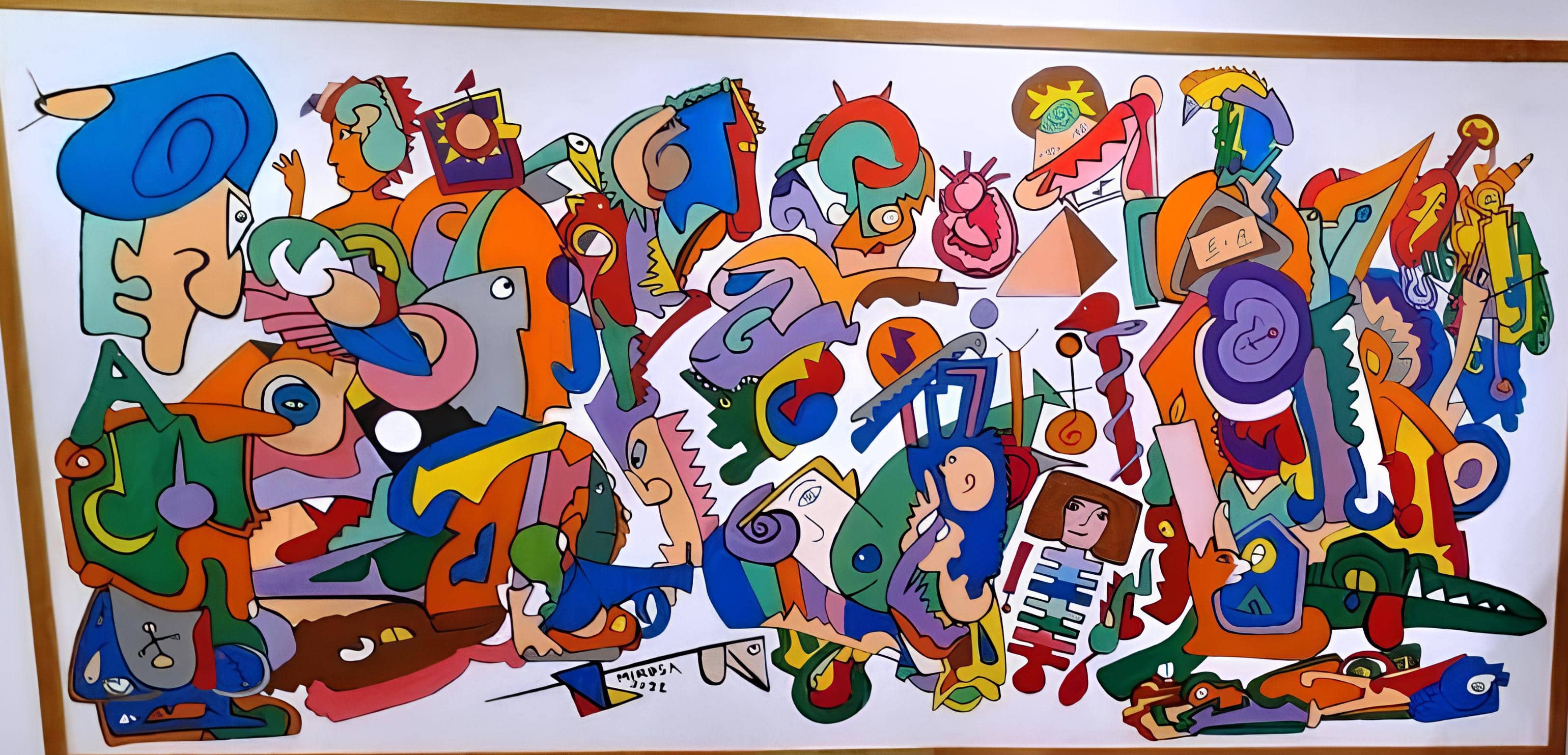 Mural tridáctilos